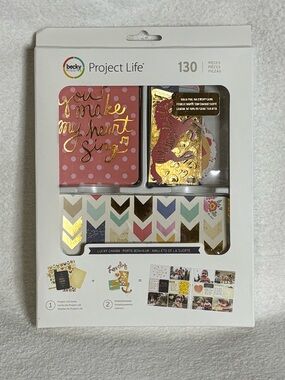 Kids Card Set - Pink & Gold Accents